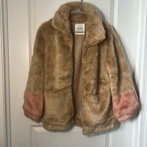 Girls Faux Fur Jacket | Zara